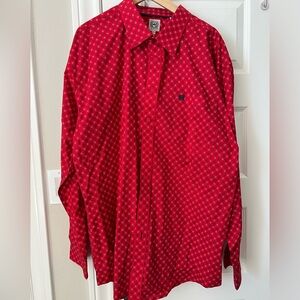 Cinch Western Wear Red/Black Shirt Men’s 3XL